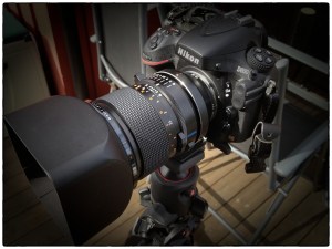 The Carl Zeiss 110 f2.0 mounted on my D800 via the Fotodiox adapter.
